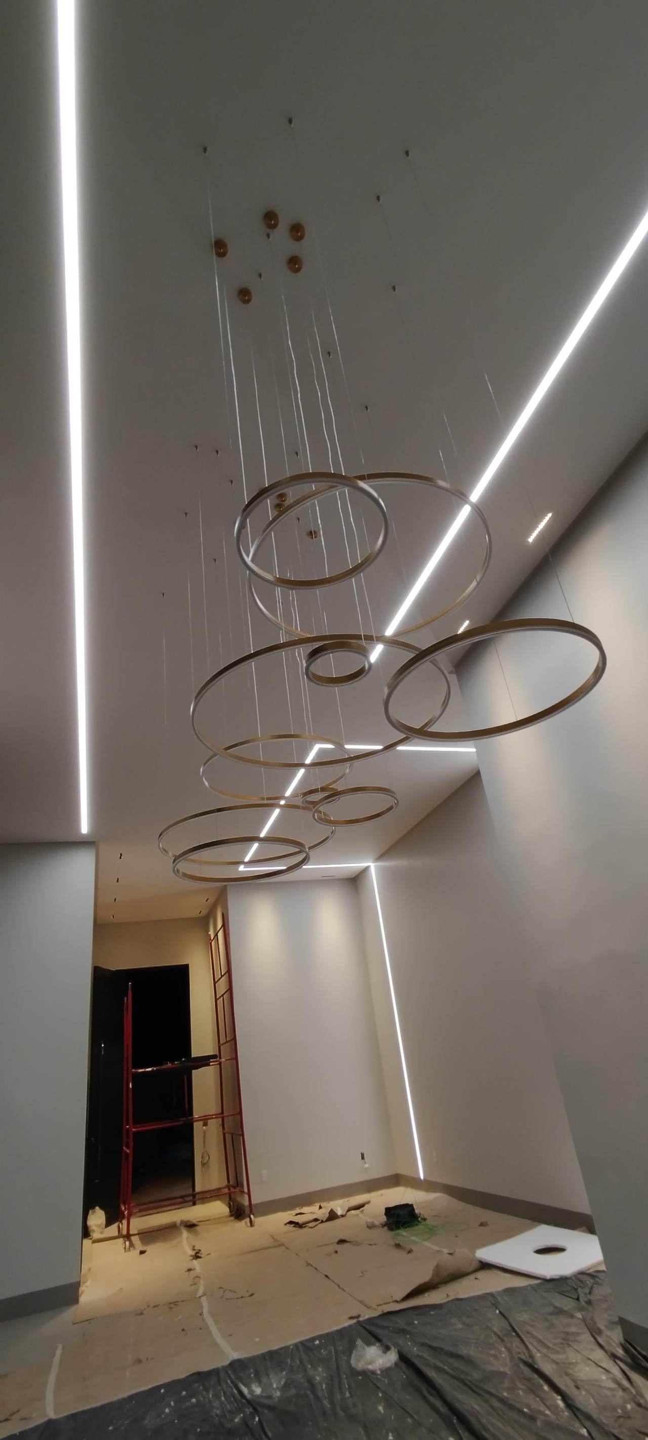 Iluminação de Residencial pé direito duplo